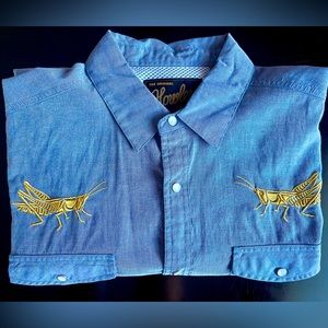 Howler Brothers 10 Year Anniversary Gaucho Snap Shirt “Hoppers”  Size L